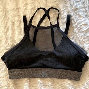 Forever 21 high neck mesh sports bra NWOT